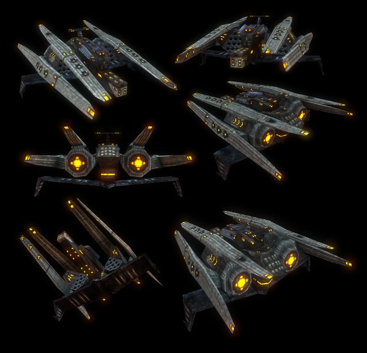 Inferno Arena render — ship detail